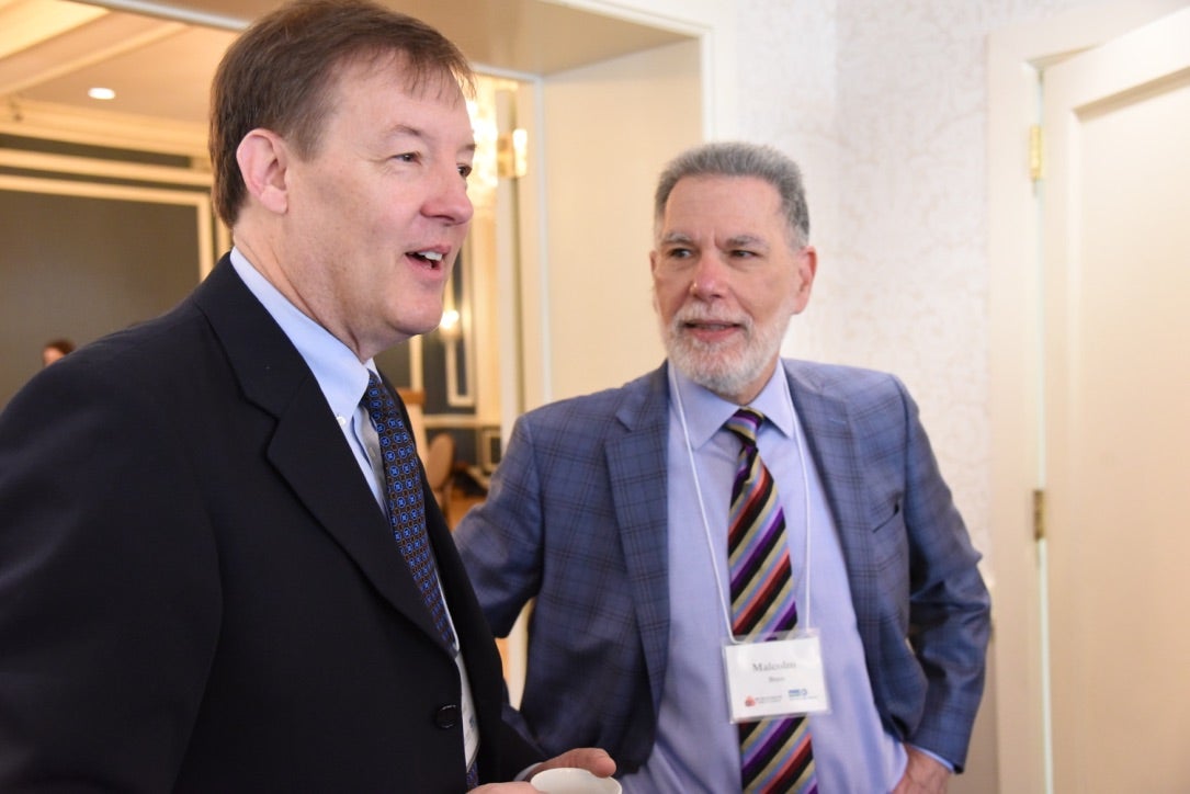 Gene Purcell with Malcolm Brett