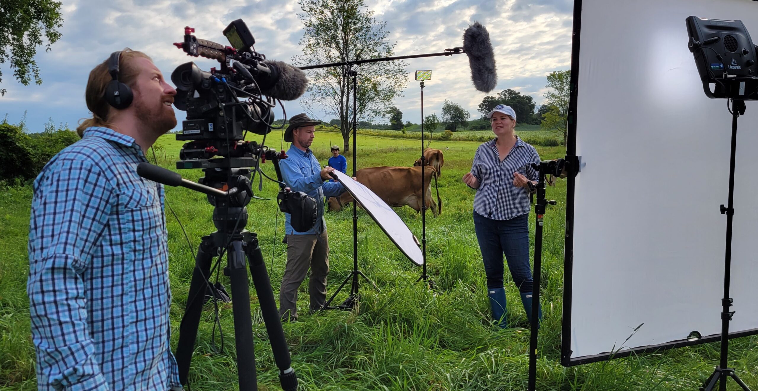 Behind the scenes at Inga's farm courtesy of Around the Farm Table.