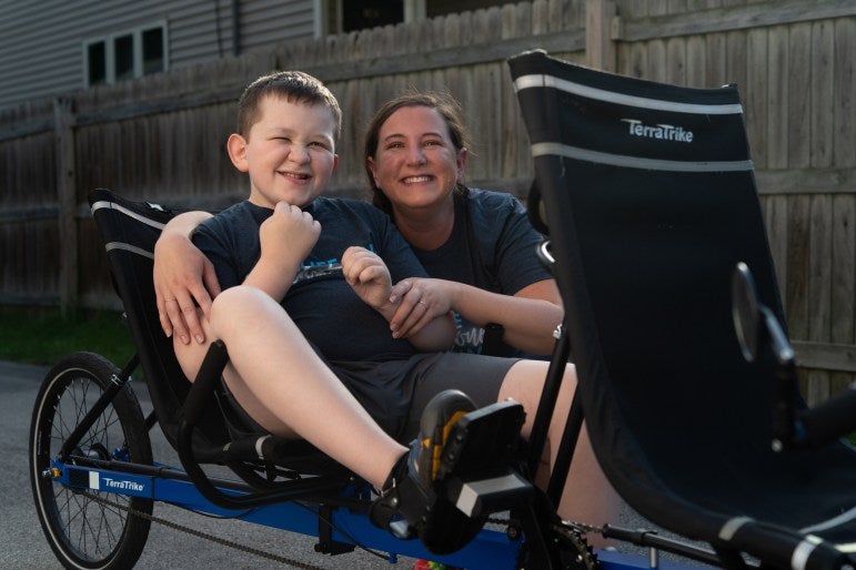 Denise Seibert and her son Tyler
