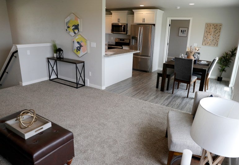 interior of a model home built in Kaukauna by Tom McHugh Construction