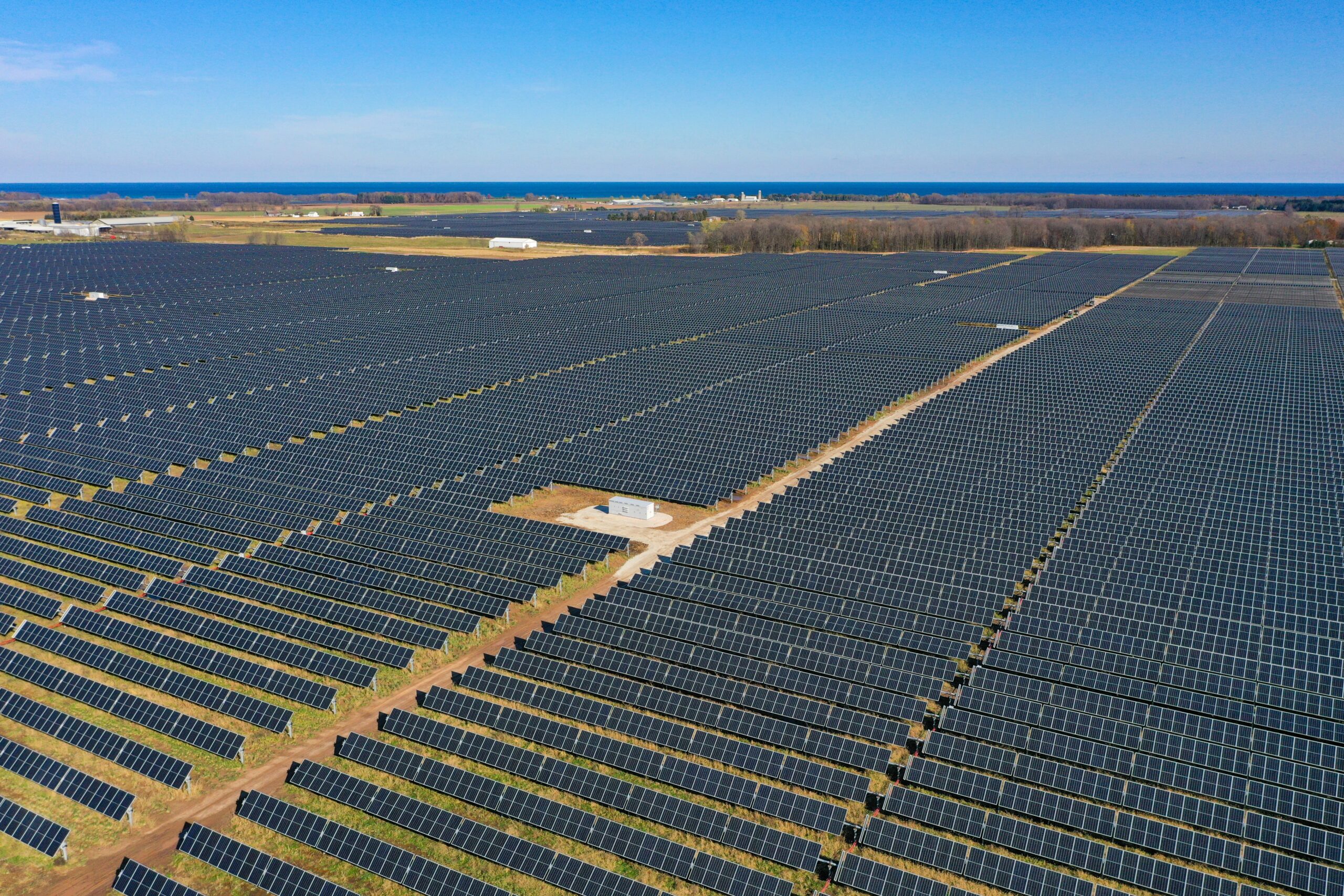 The Two Creeks solar plant in Manitowoc County