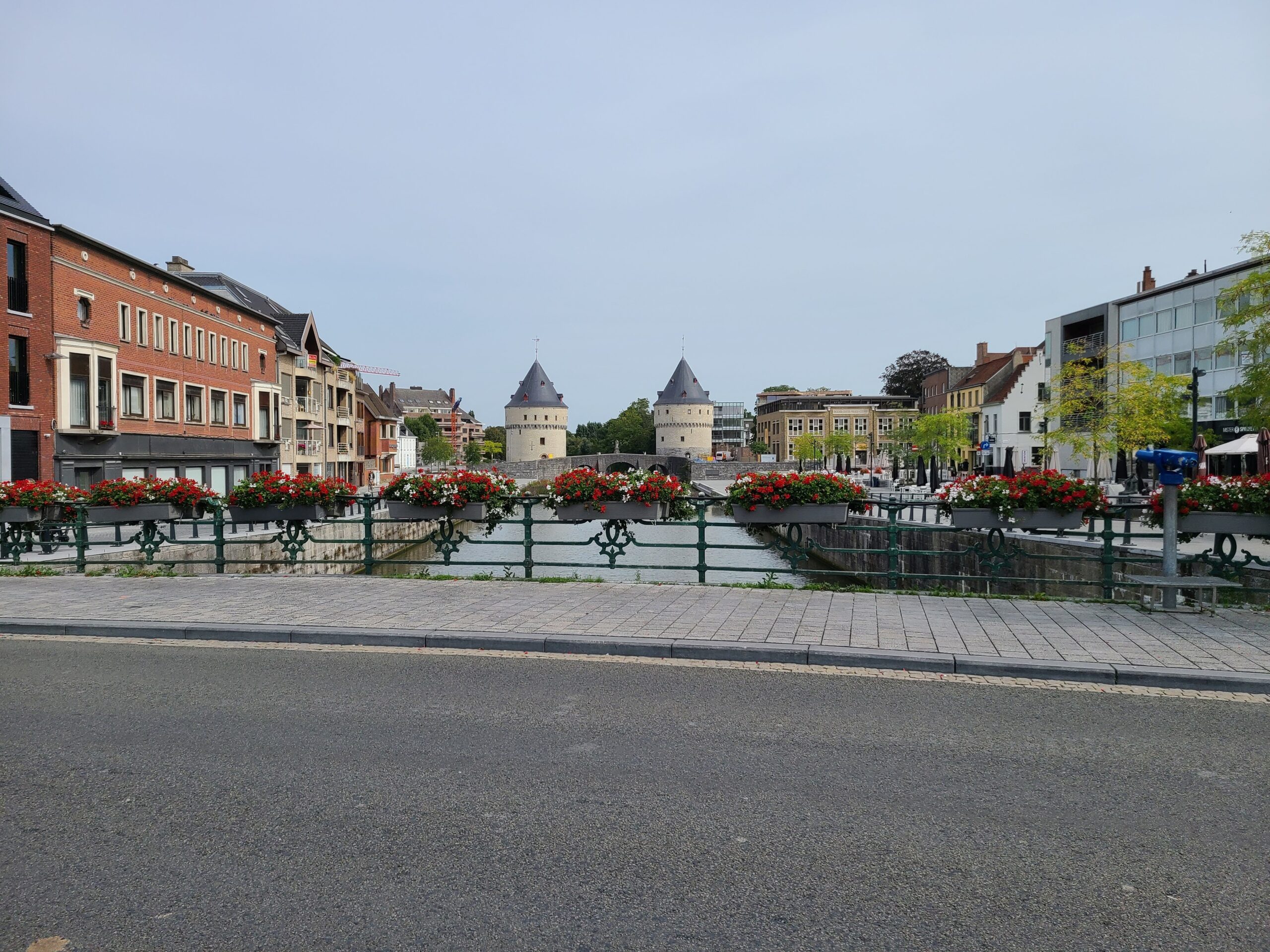 The Broel Towers in the Belgian city of Kortrijk