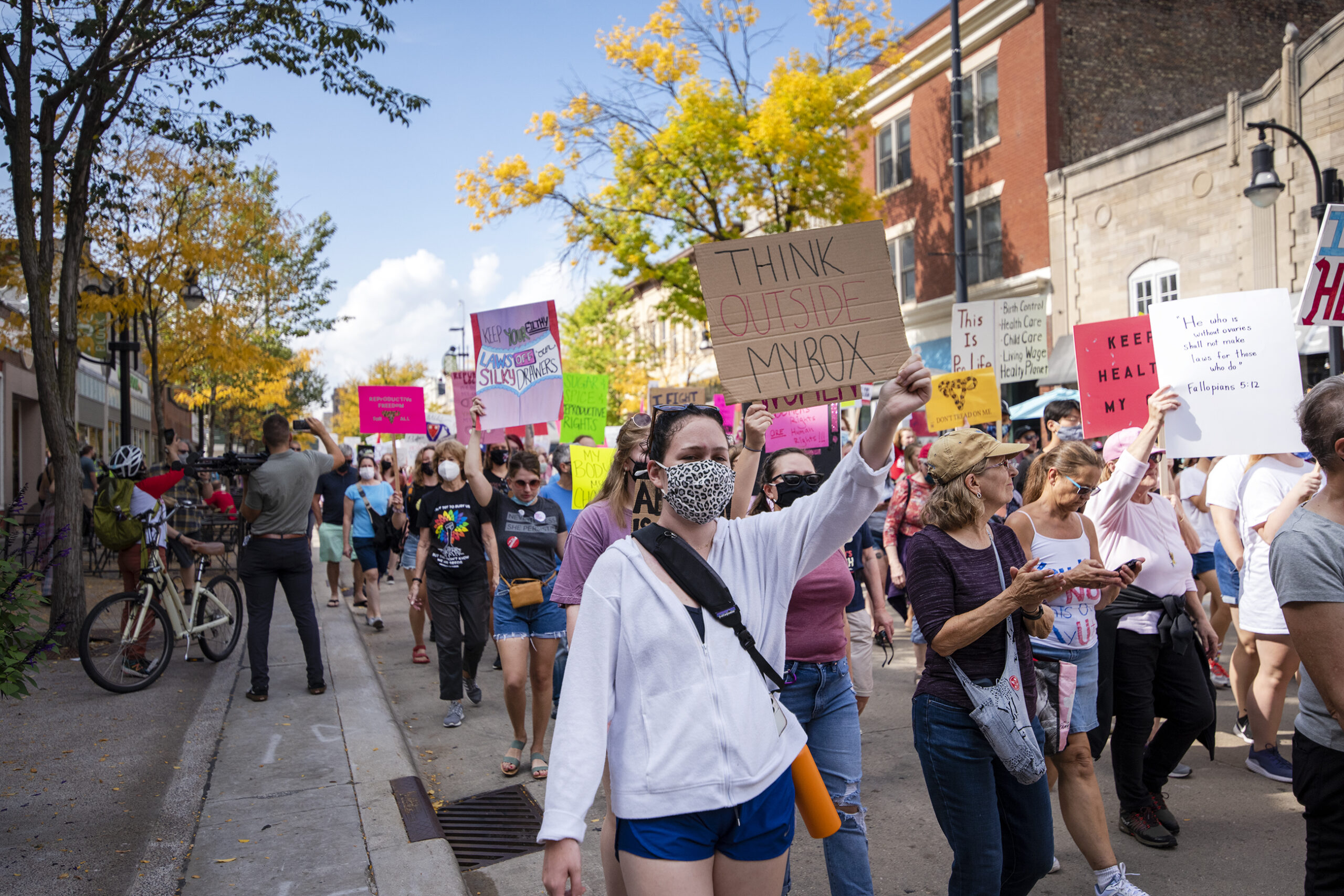 Hundreds take part in Madison march for abortion rights