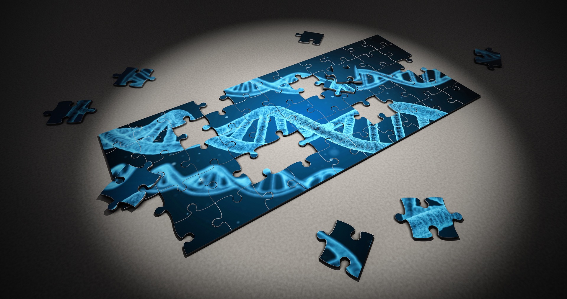 Puzzle with DNA