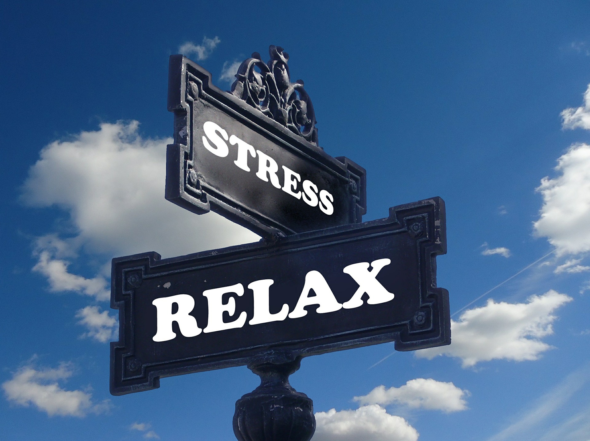 Sign posts for stress and relaxation