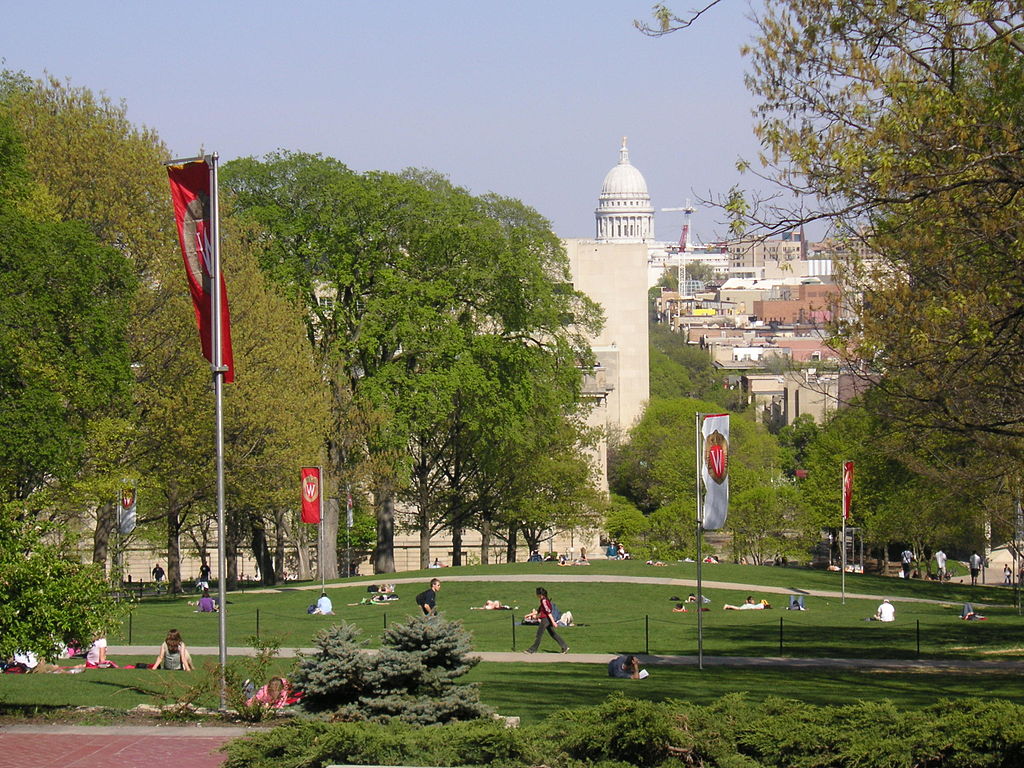Bascom Hill on University of Wisconsin-Madison's campus