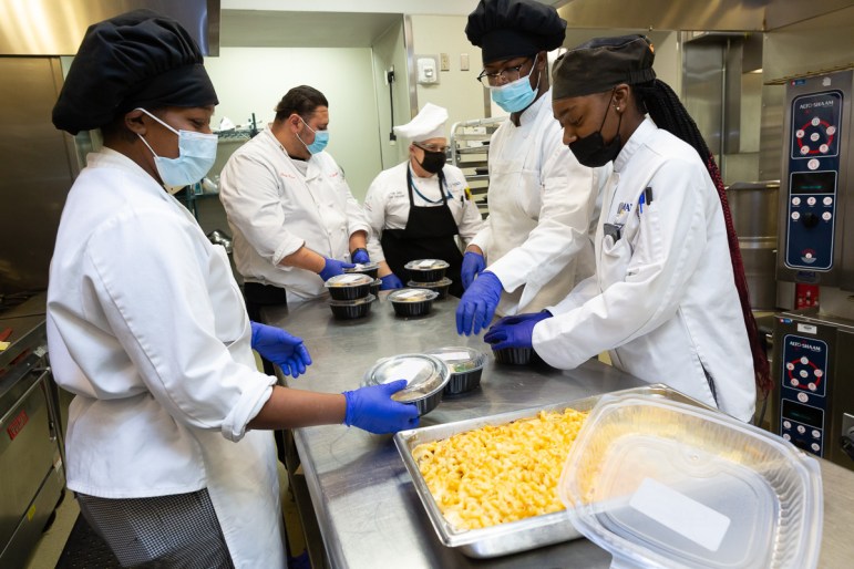 Students participate in the culinary arts program at Milwaukee Area Technical College
