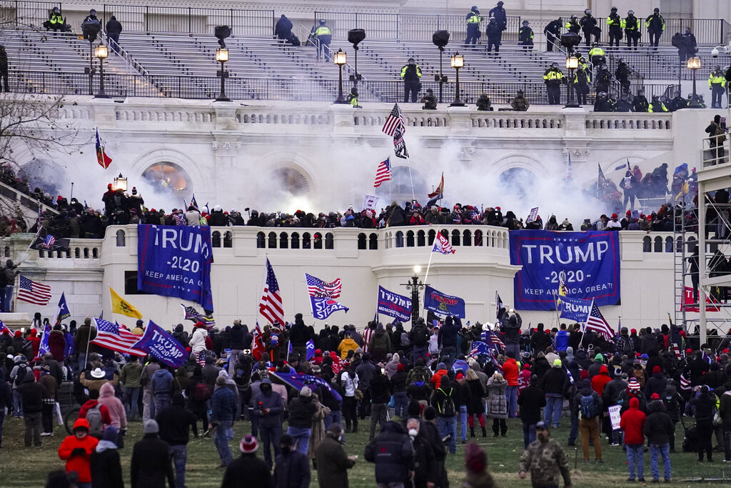Violent protesters, loyal to President Donald Trump, storm the Capitol