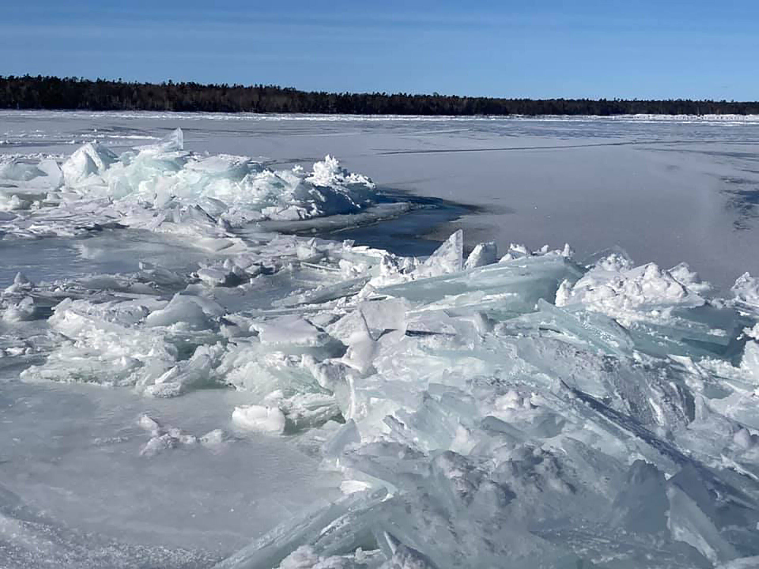 Ice on Lake Michigan