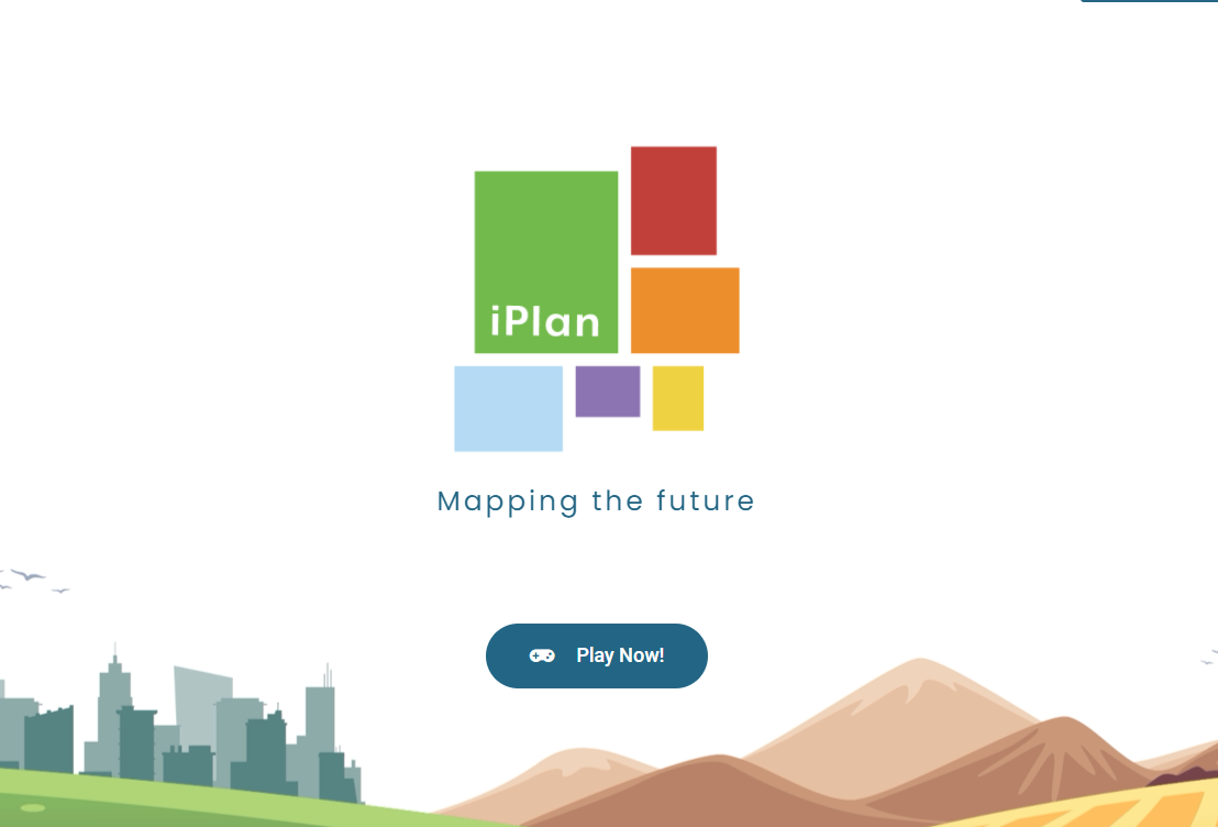 Screen capture of iPlan home page.