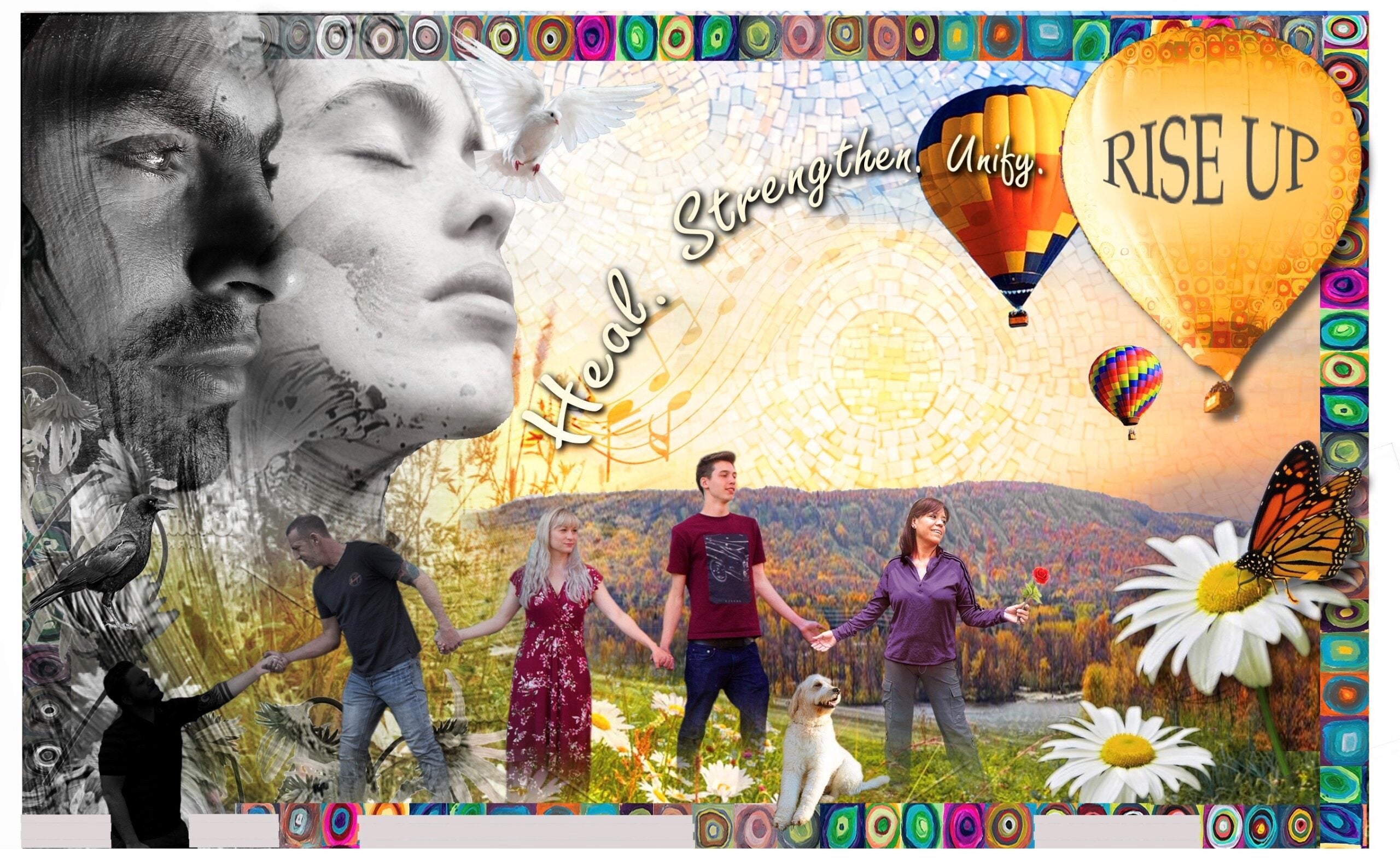 Mural designed by mural Wausau's Rise Up Central Wisconsin group