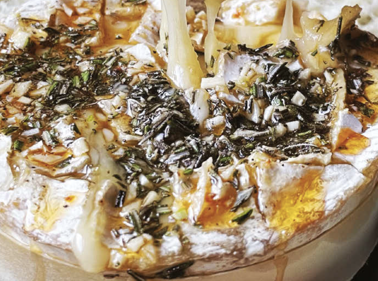 Recipe: Garlic honey baked brie with rosemary