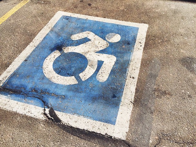 handicap parking spot
