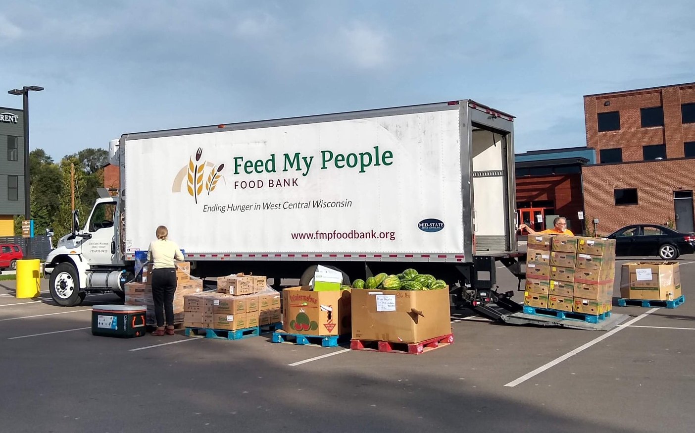 Feed My People Food Bank pop up site