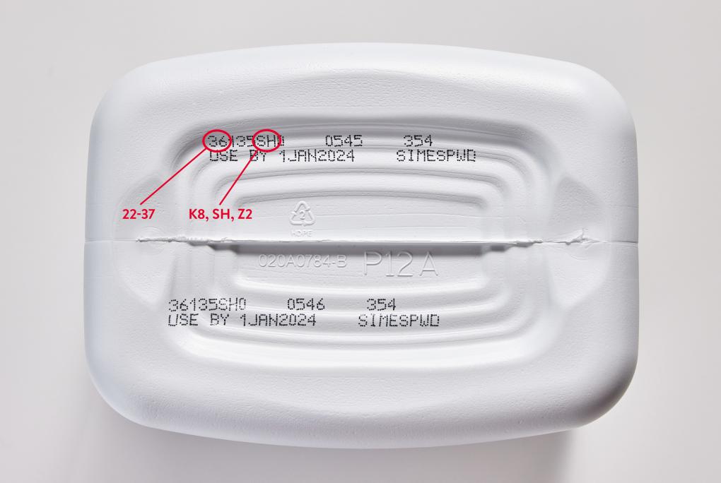 his photo shows where to find the product’s “lot number” to check whether it was recalled.