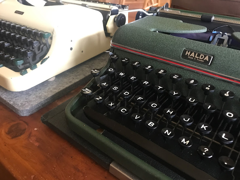 Two typewriters