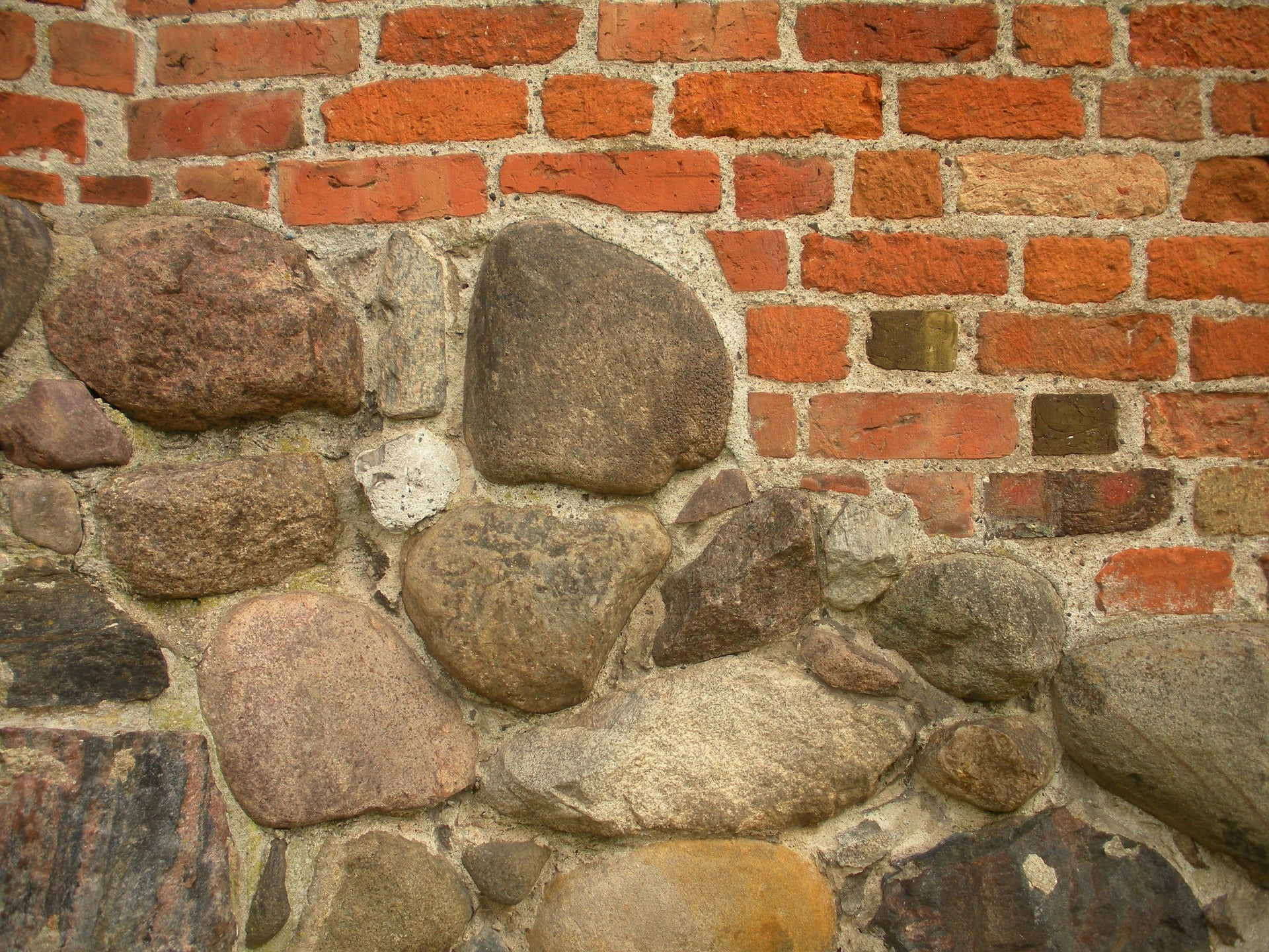 stone and brick wall