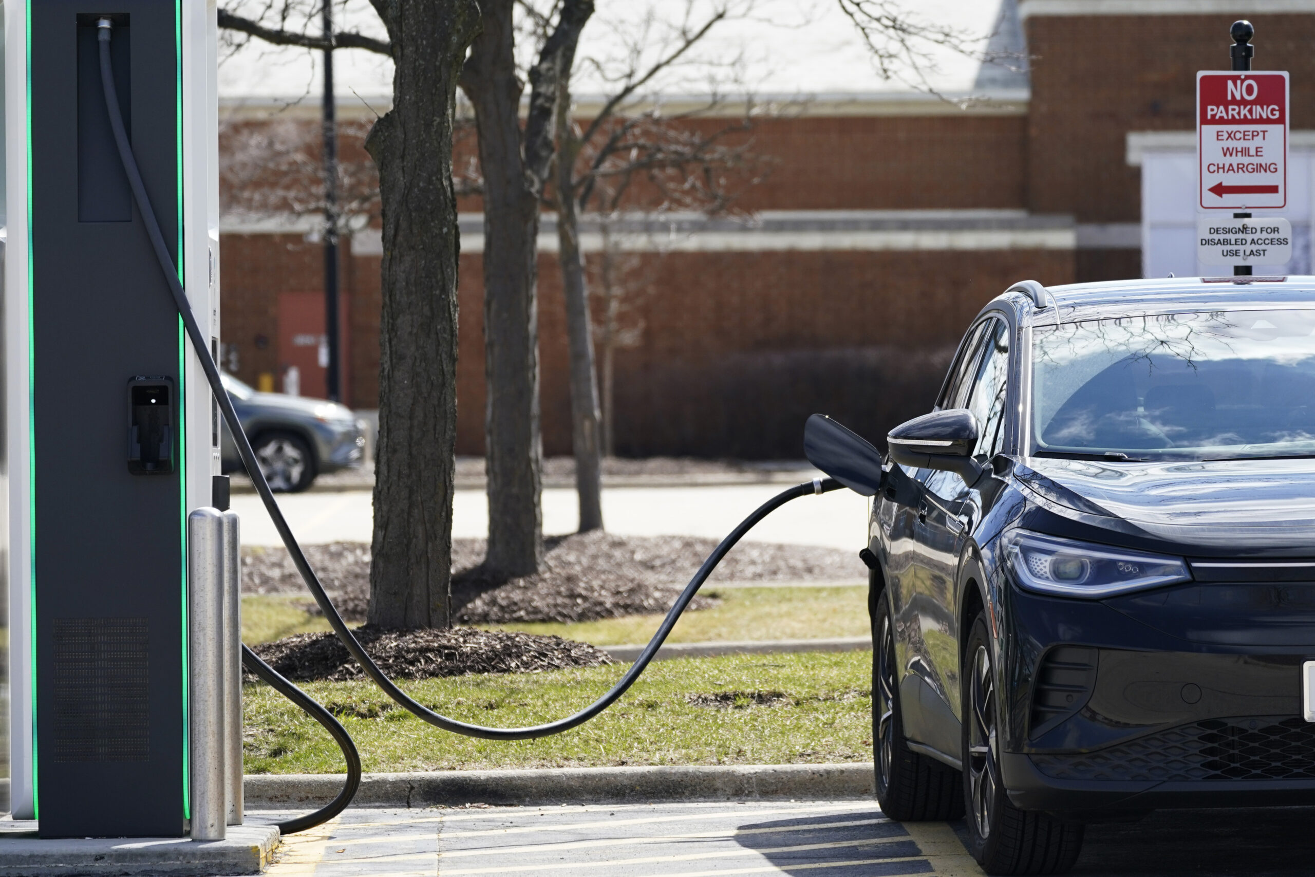 An Electrify America Charging Station