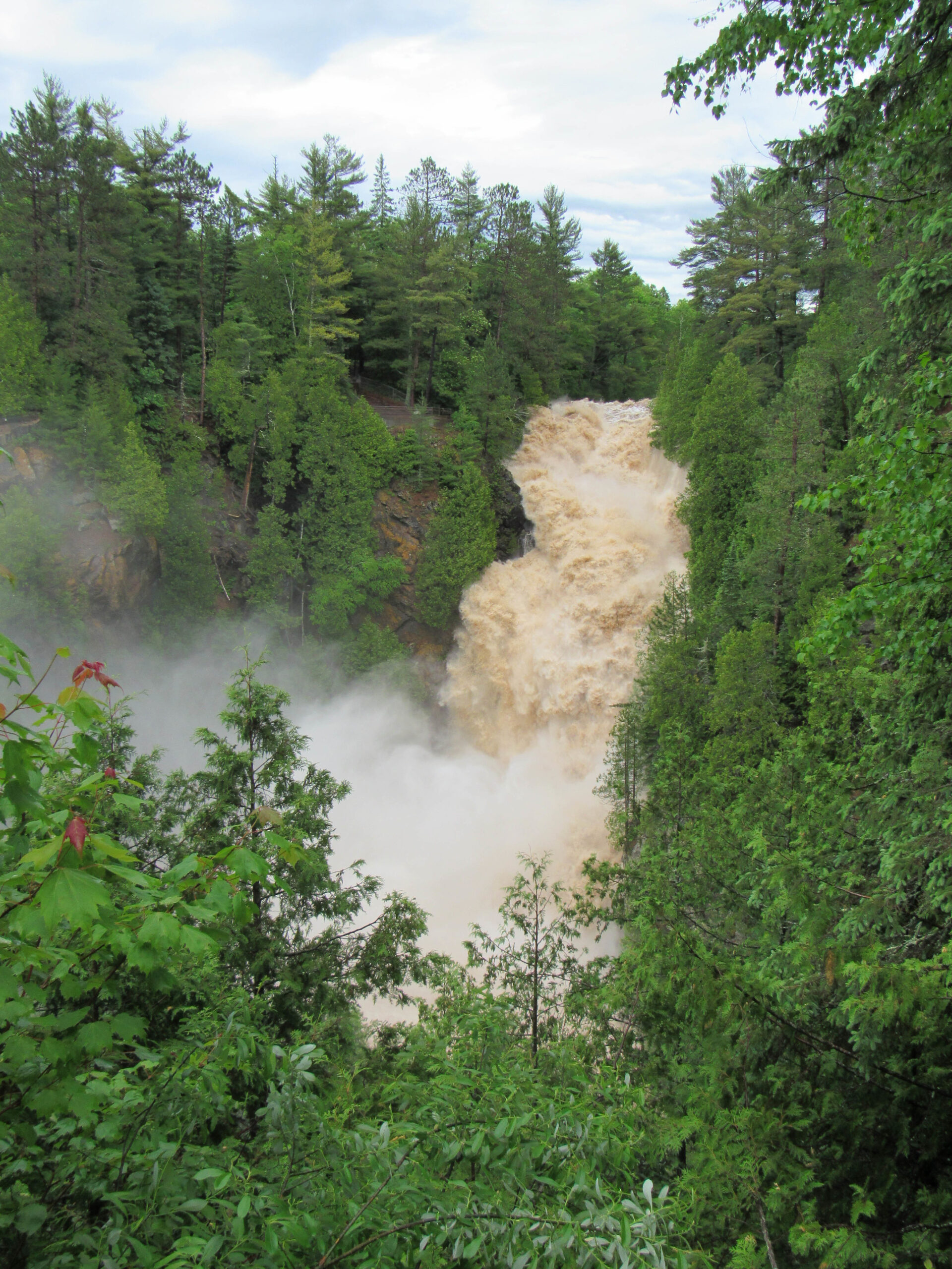 Big Manitou Falls at Pattison State Park in Douglas County
