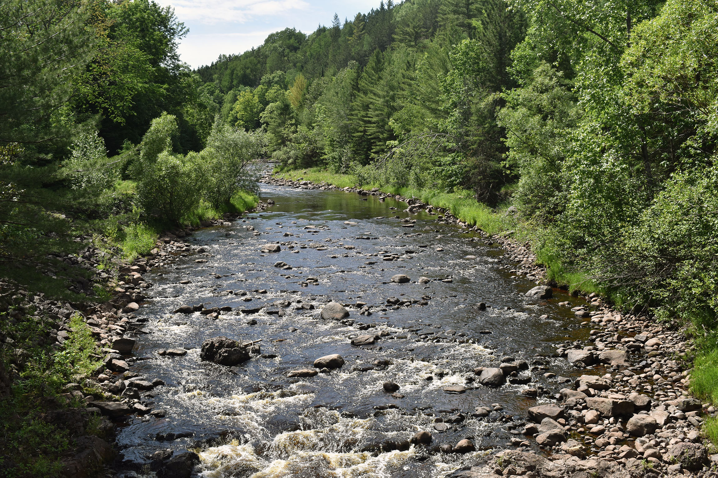 Bad River at Copper Falls State Park