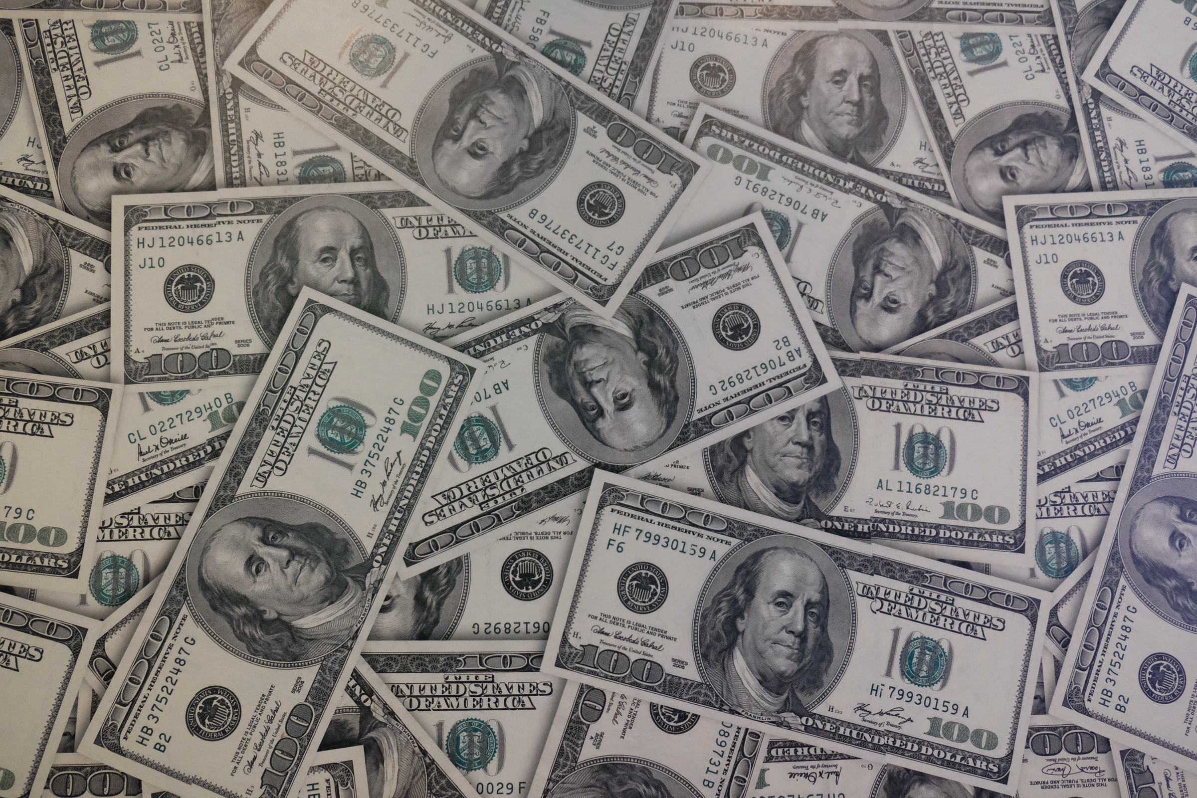 A pile of $100 bills