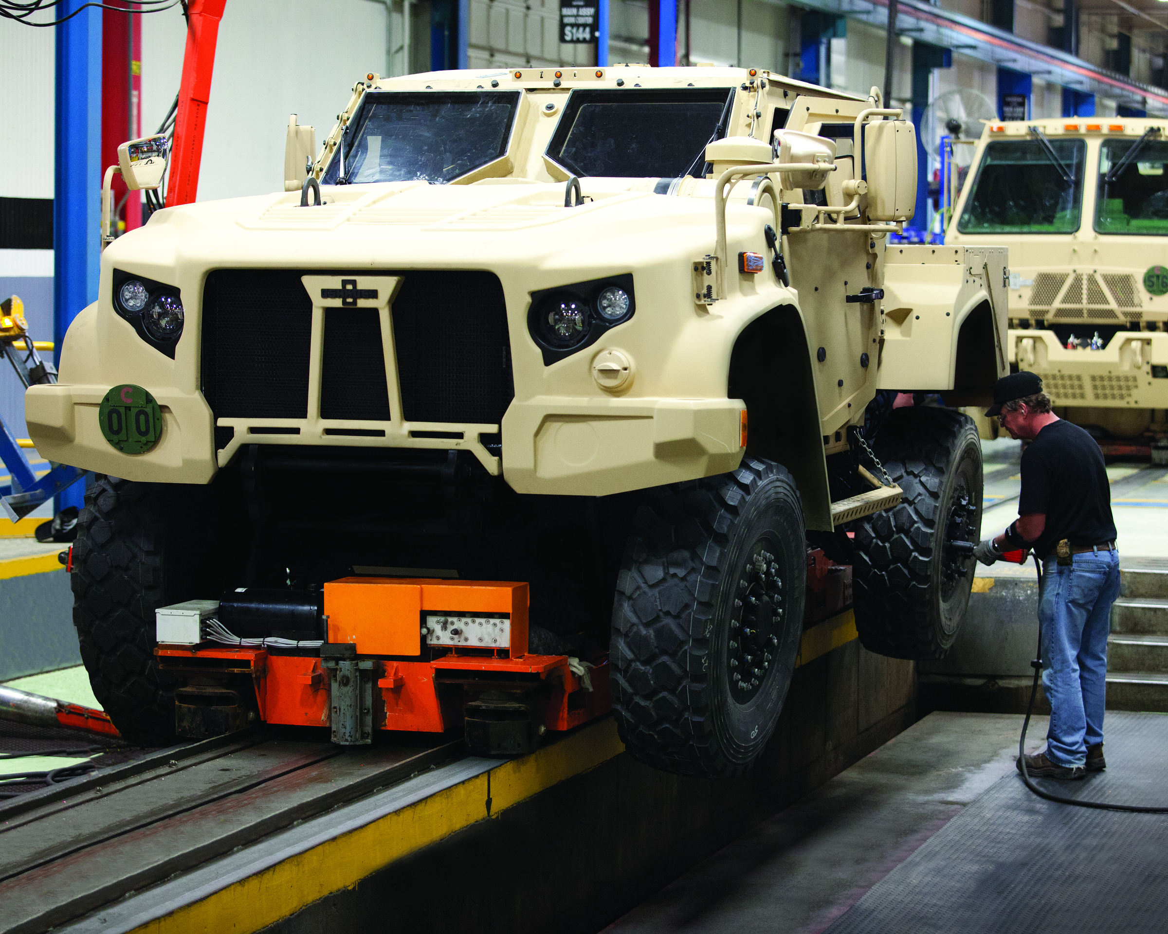 Oshkosh Defense says it is “laser focused” on keeping manufacturing of the Joint Light Tactical Vehicle (JLTV) in Wisconsin
