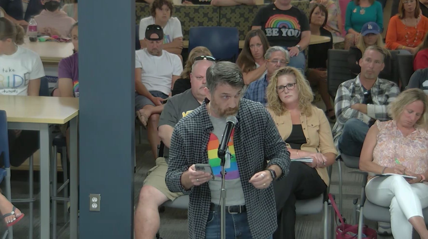 Community outraged after school district says pride flags, pronouns in emails aren’t allowed for staff