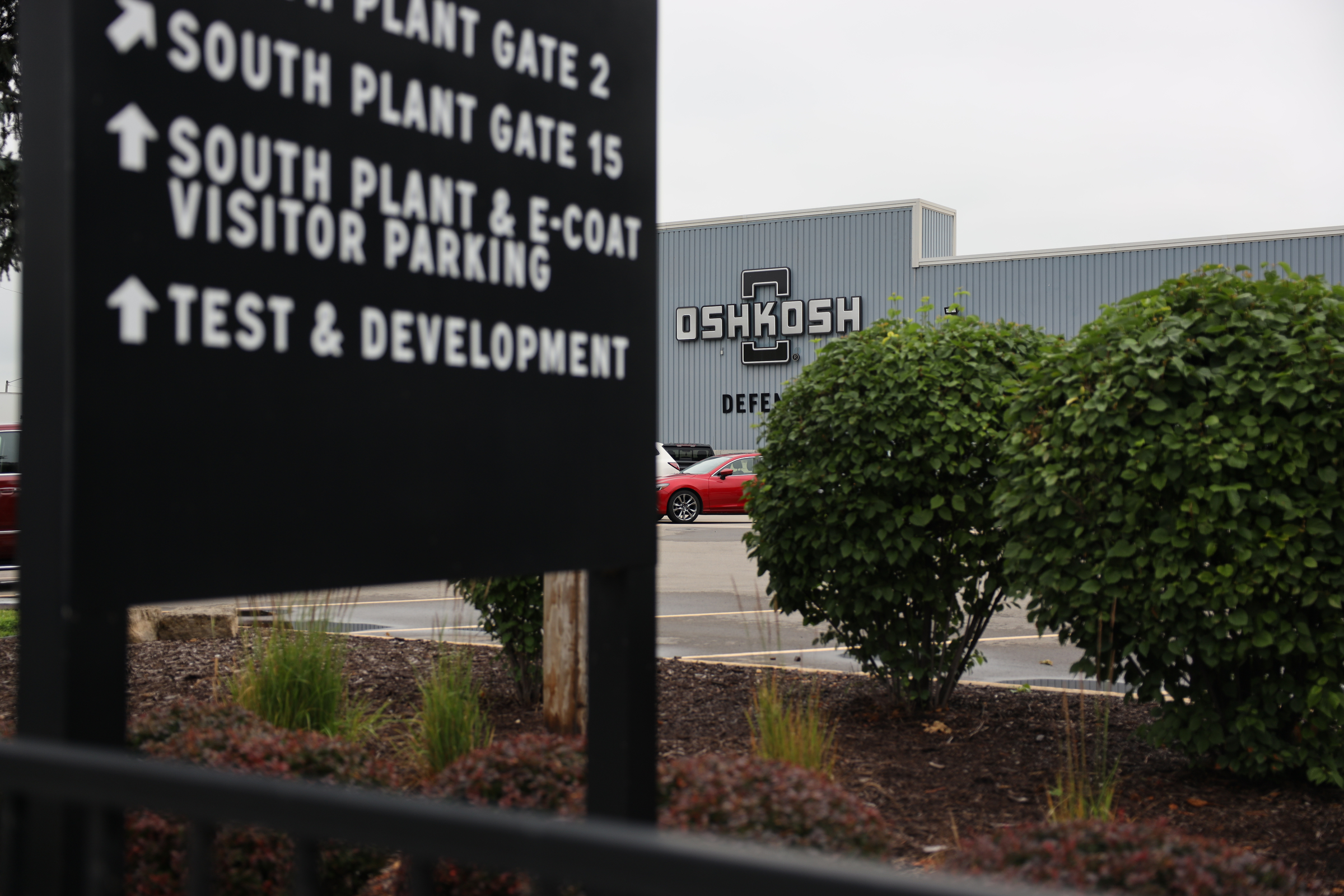 The north plant of Oshkosh Defense is seen in Oshkosh, Wis., on July 15, 2022