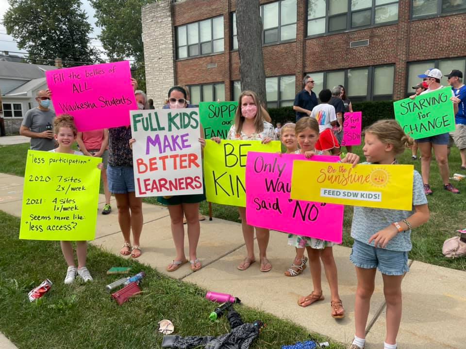 The Alliance for Education in Waukesha held this rally on Aug. 27, 2021