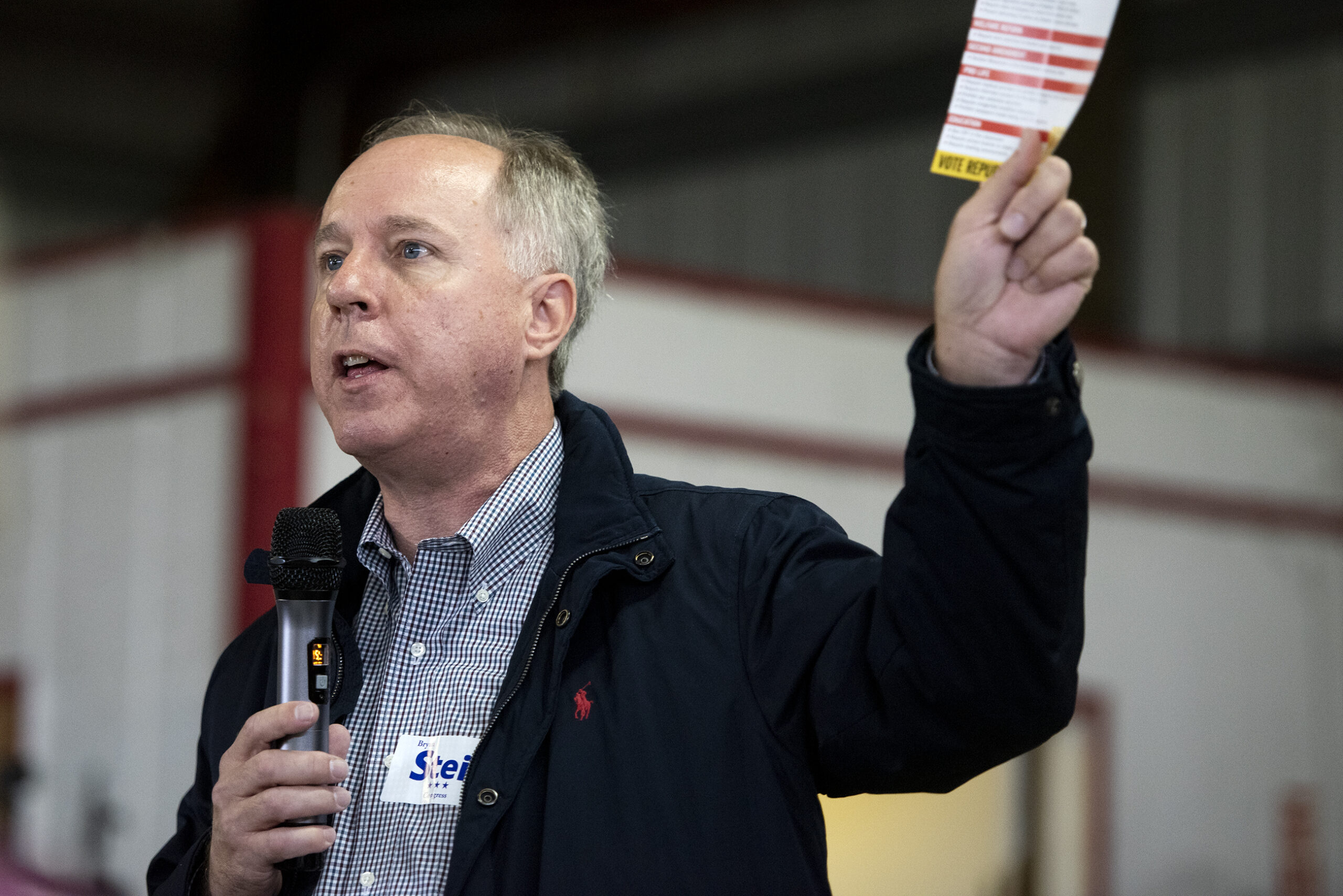 Assembly Speaker Robin Vos gestures while speaking.