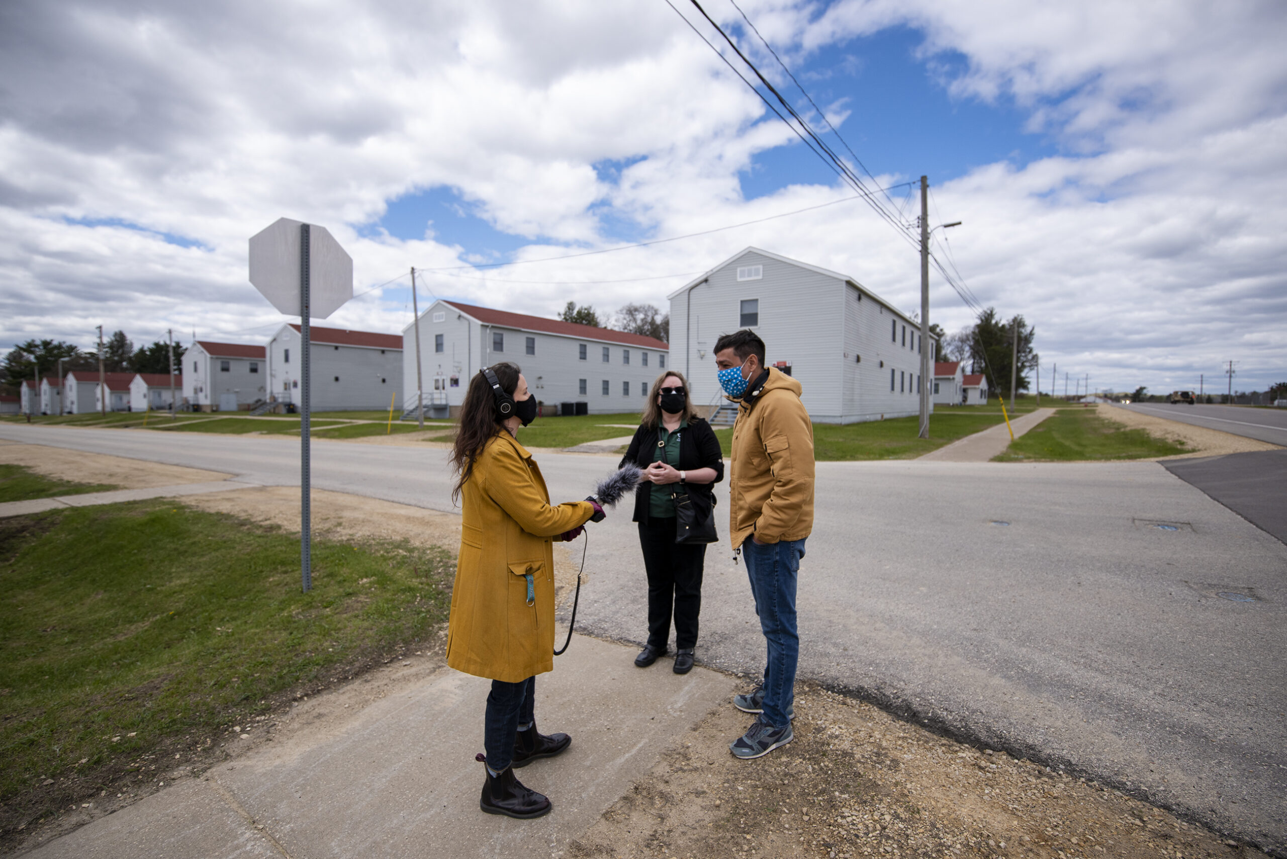 Maureen McCollum and Omar Granados tour Fort McCoy