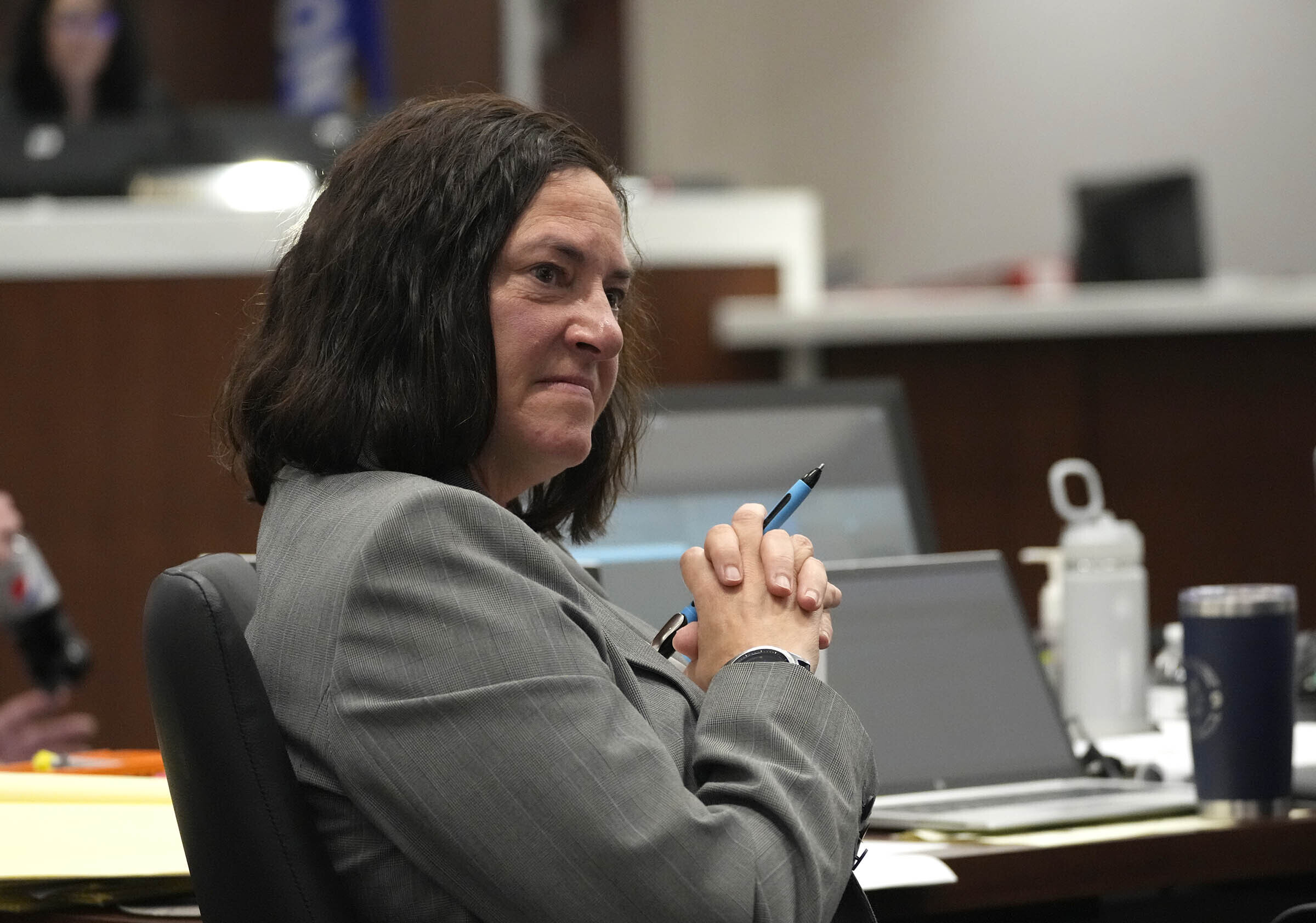 Waukesha County District Attorney Susan Opper appears in Waukesha County Circuit Court