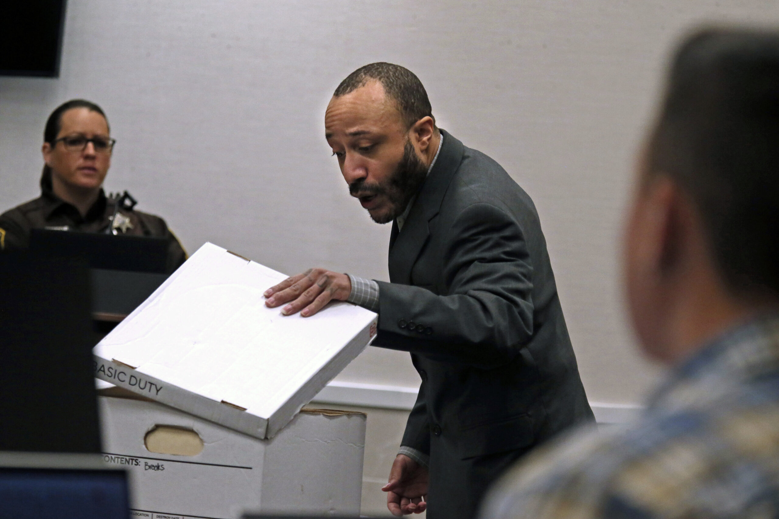 Defendant Darrell Brooks Jr., representing himself, gets agitated during his trial.