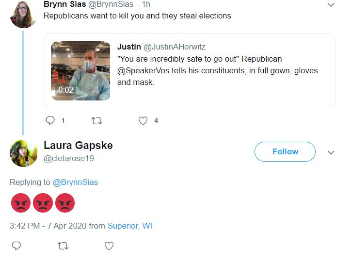 Tweet saying Republicans want to kill you
