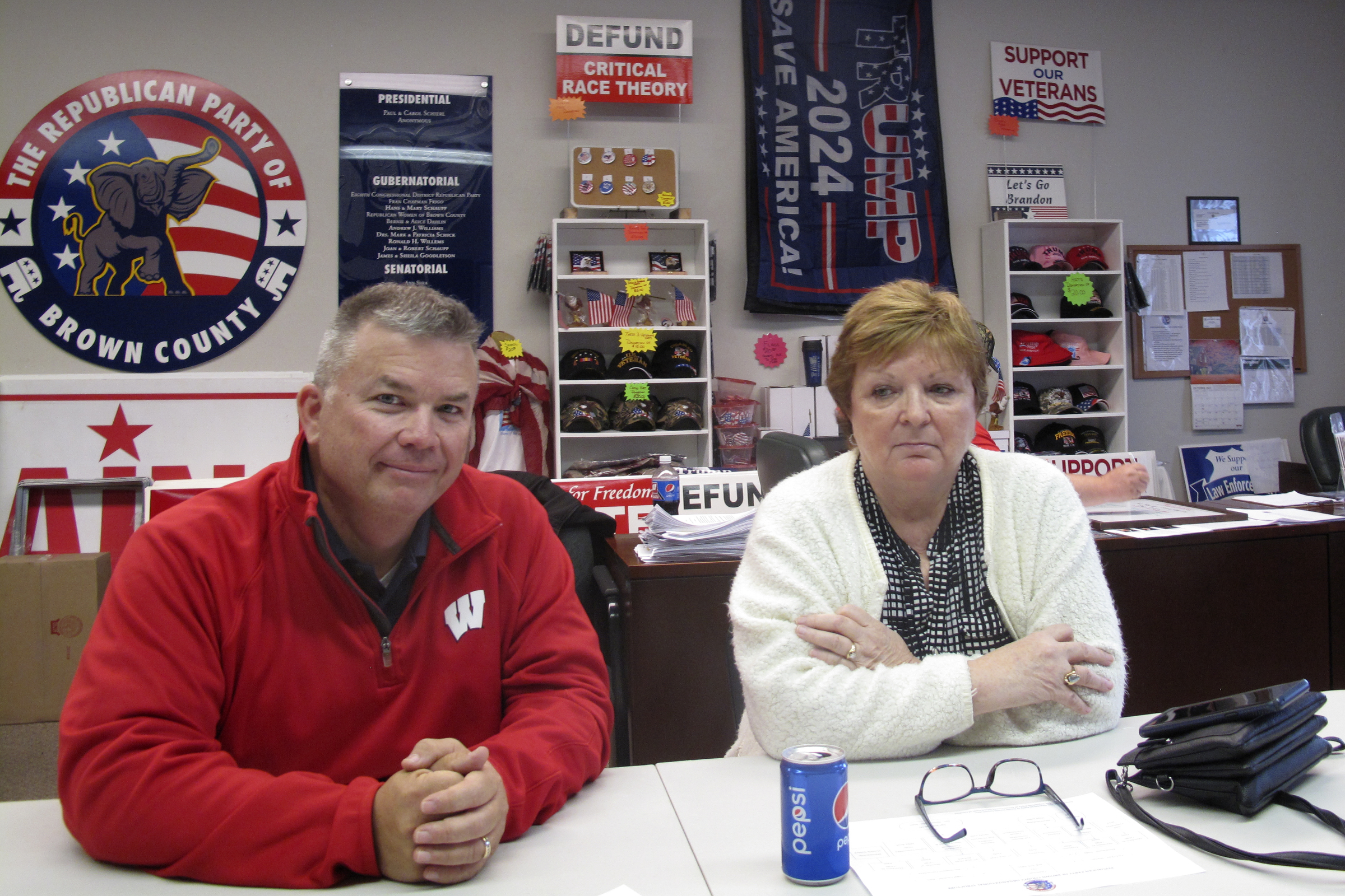 Brown County Republicans Matt Roeser and Sandy Juno