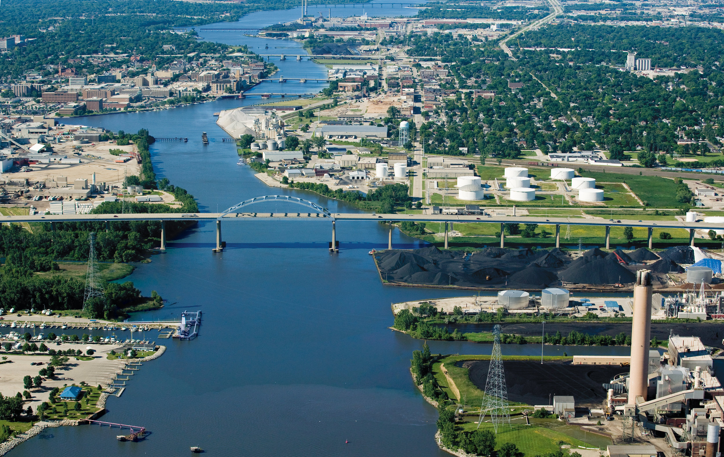The Port of Green Bay is the westernmost port of Lake Michigan.