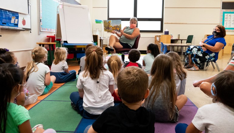 A class at Kennedy Elementary School