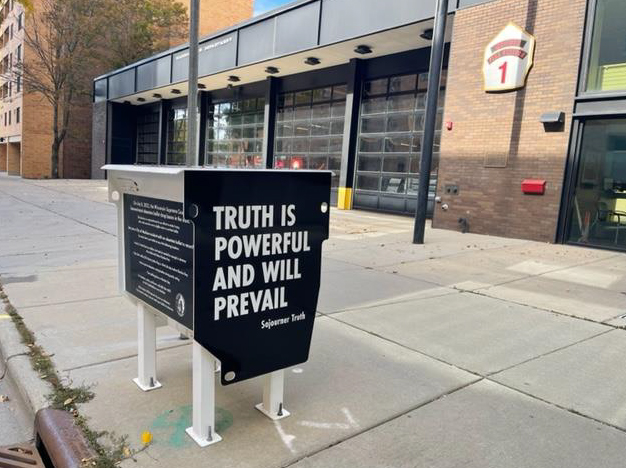 Madison absentee ballot drop boxes ‘transformed’ in art project to inform voters, poke at state Supreme Court decision