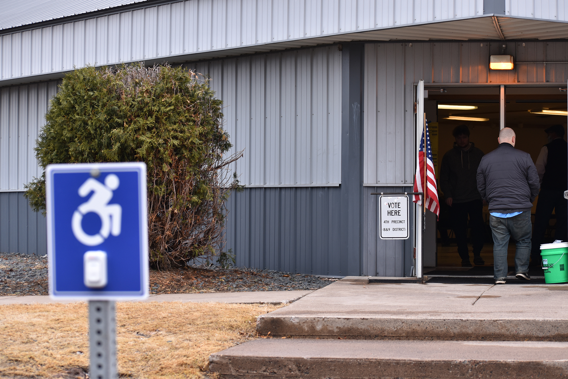 Northern Wisconsin polling station