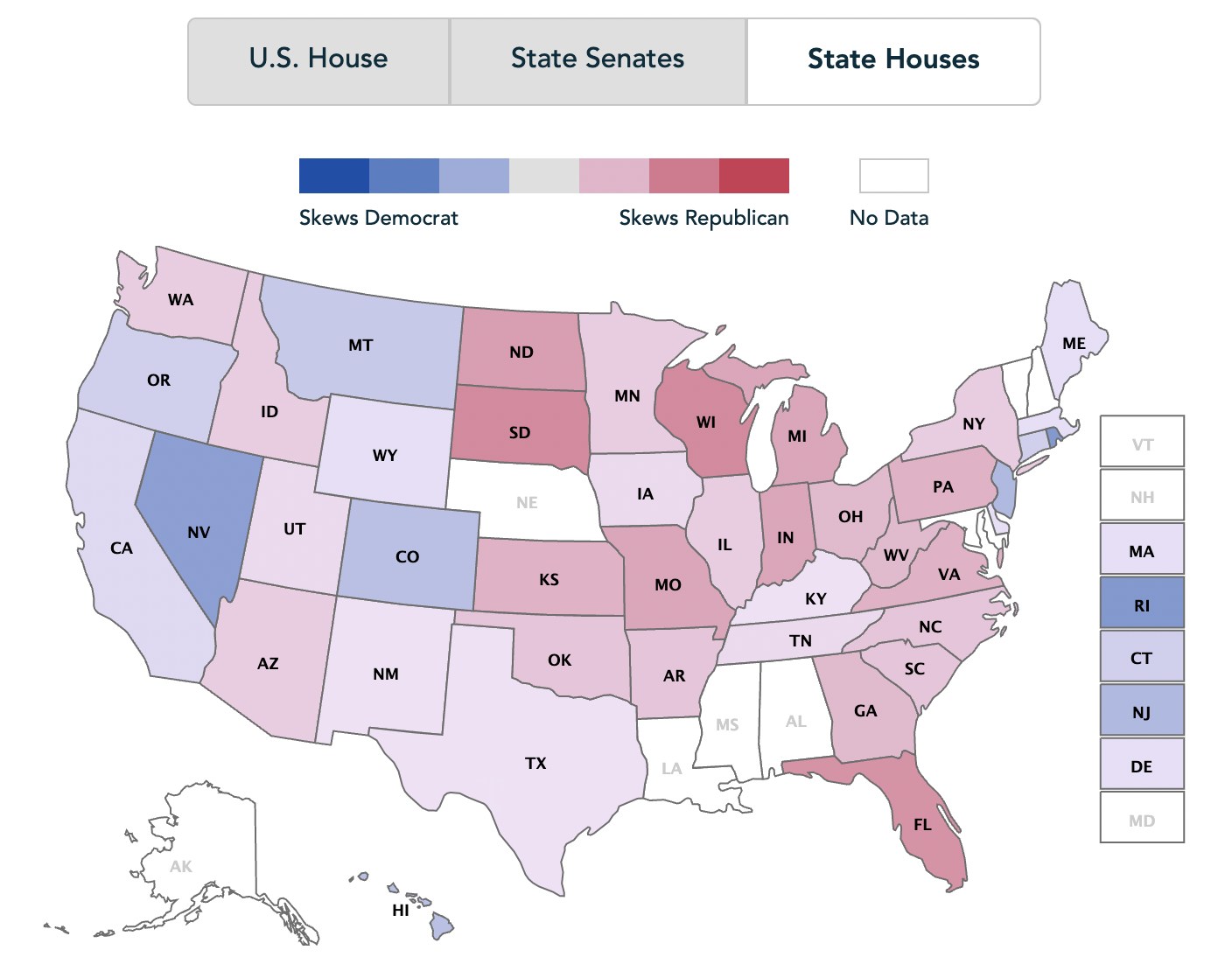 Wisconsin has one of the most skewed legislative maps in the country when it comes to favoring Republicans in the state Assembly.