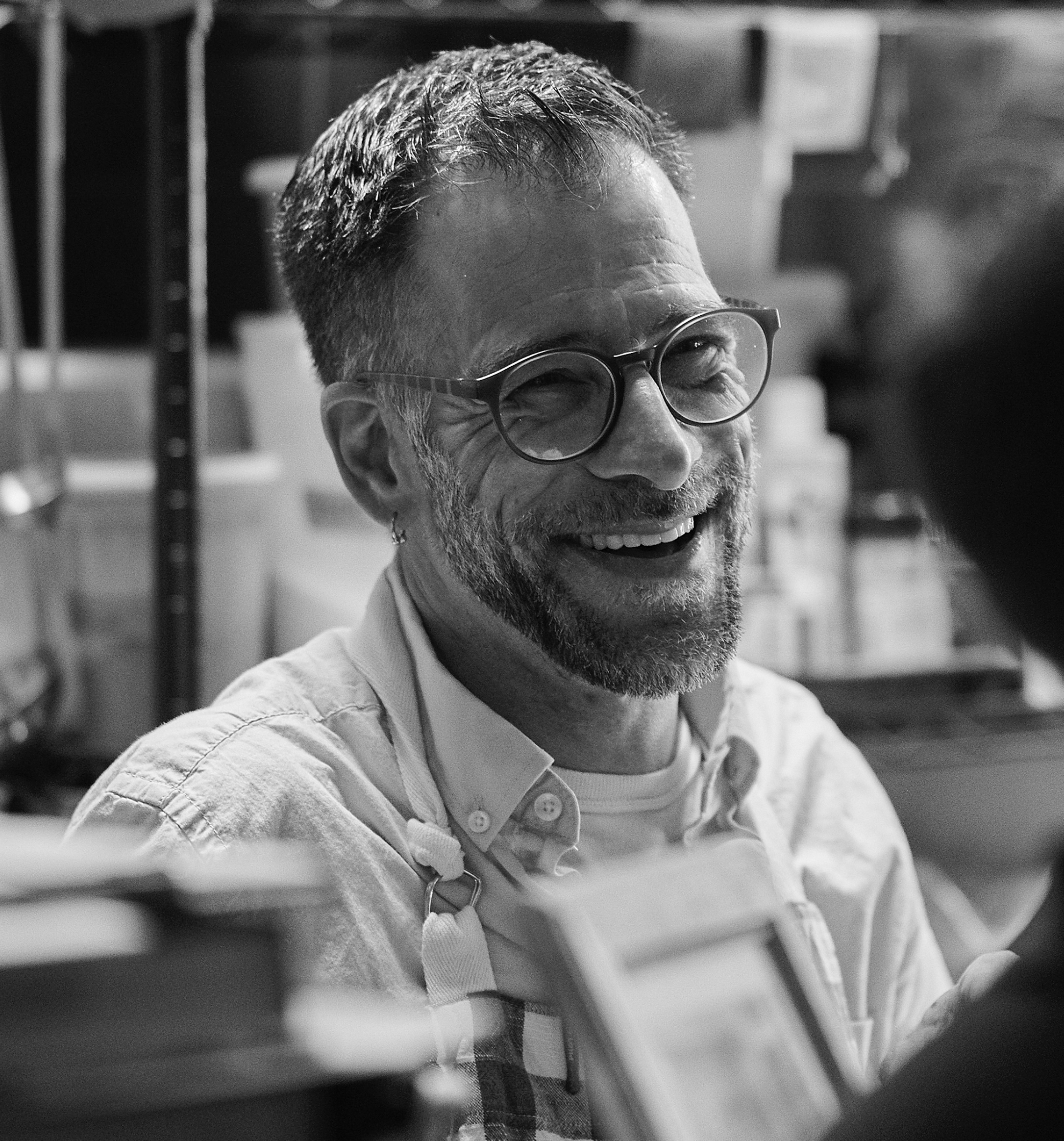 Gregory León, chef and owner of Milwaukee-based restaurant Amilinda, smiles.