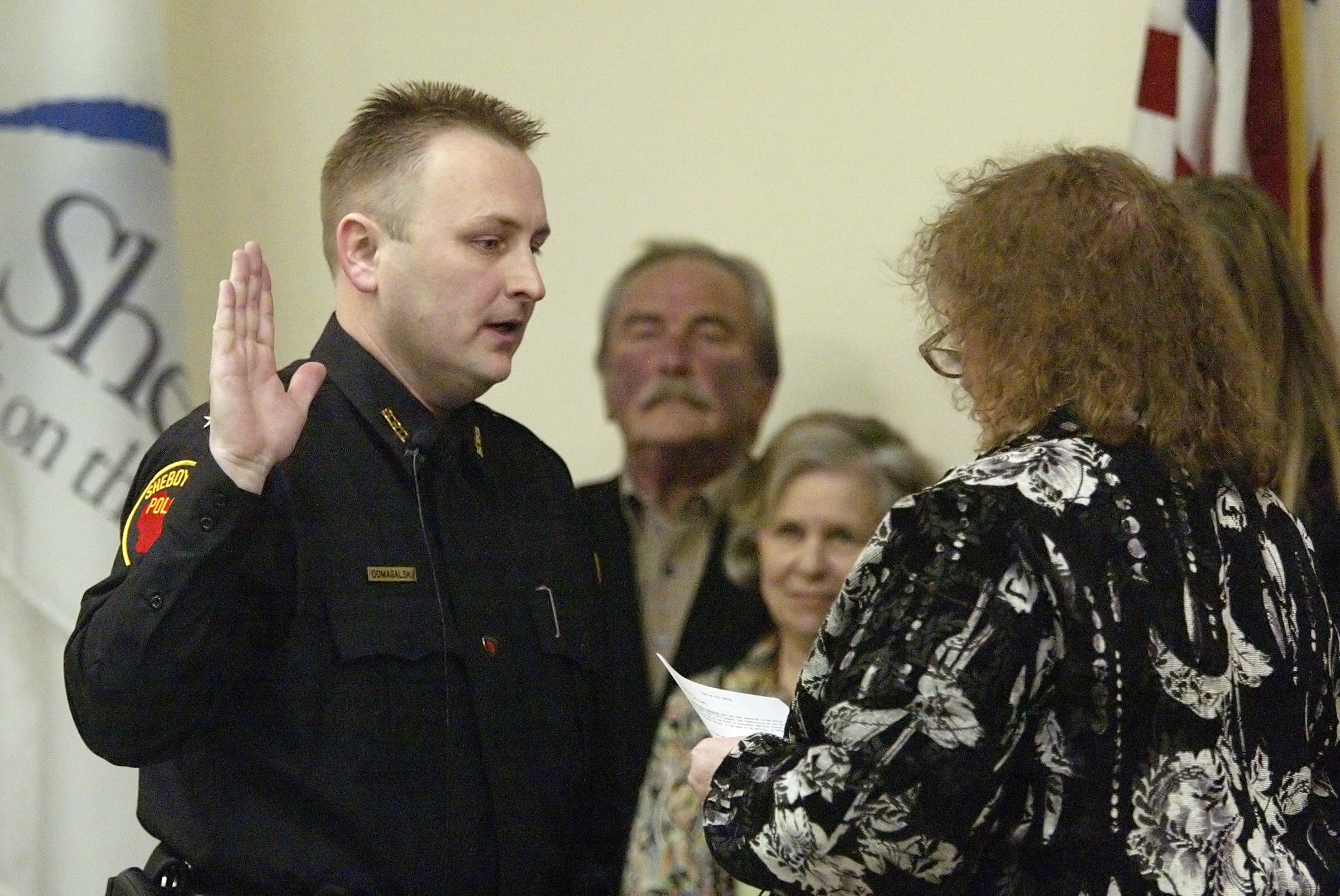 011810_SHE_Police Chief Domagalski swearing in