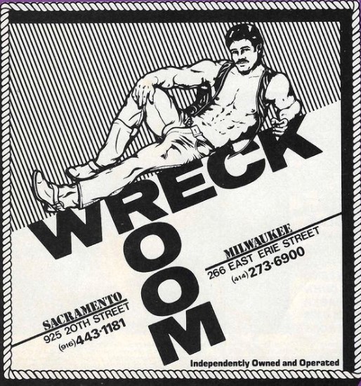 An old flyer from Milwaukee's Wreck Room Saloon says 