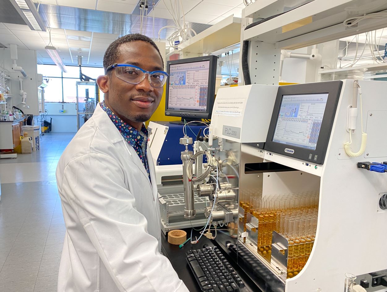Surajudeen Omolabake is a graduate research assistant at the Great Lakes Bioenergy Research Center