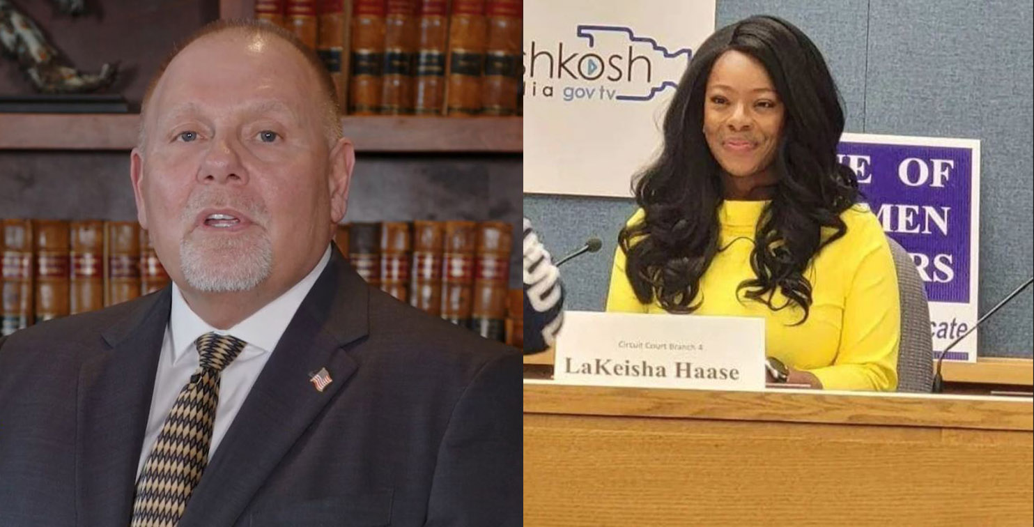 Scott Woldt, left, and LaKeisha Haase are running for Winnebago County Circuit Court judge in Wisconsin's April 4 election.