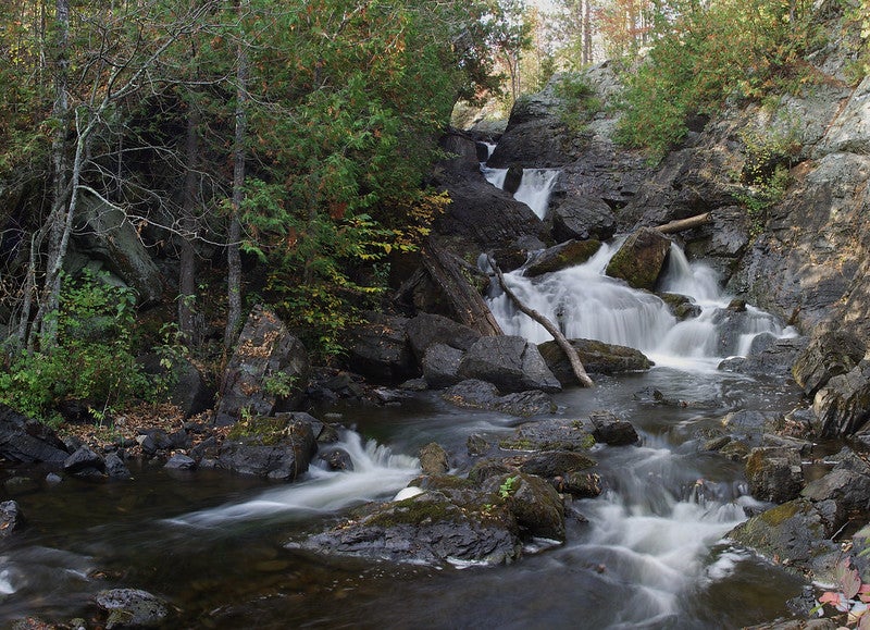 Long Slide Falls in Marinette County
