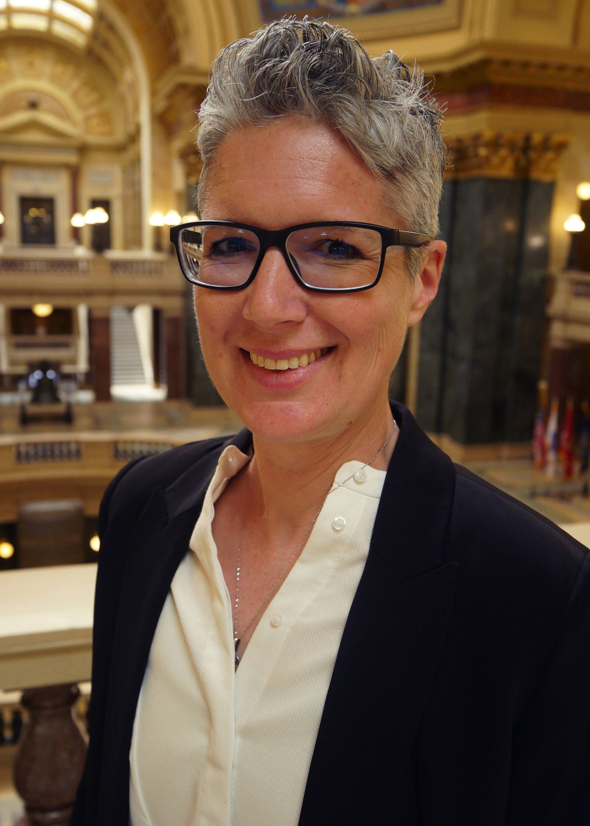 Wisconsin Department of Public Instruction Communications Director Abigail Swetz