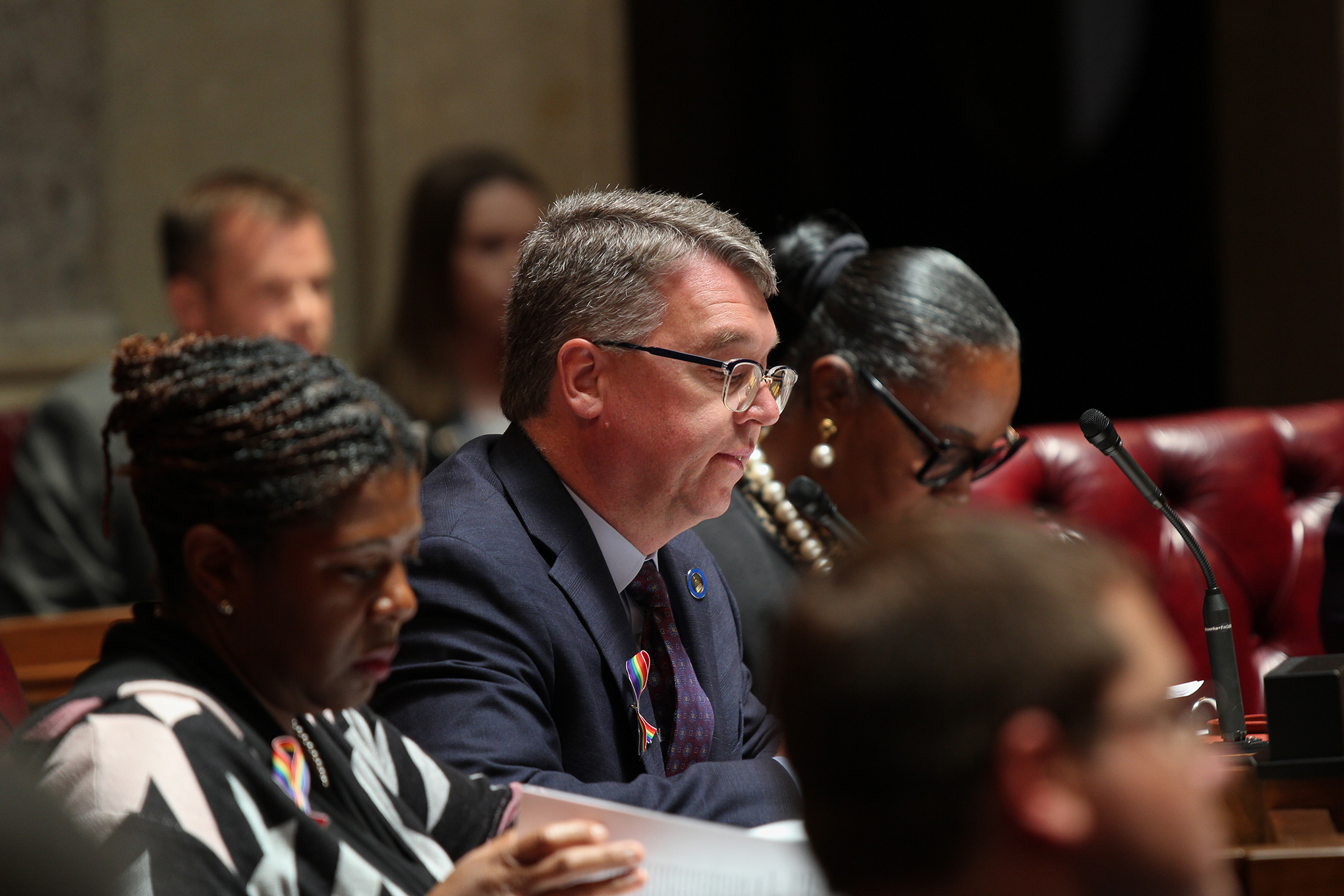 State Sen. Brad Pfaff during a state Senate session on June 7, 2023.