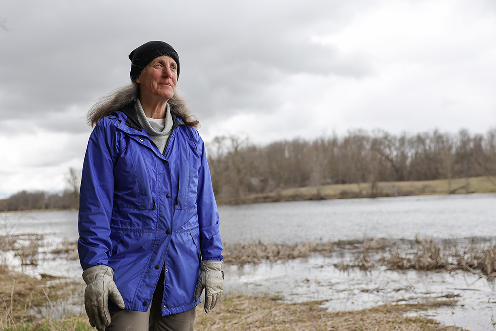 Lisa Doerr is a former horse breeder who grows forage on her 80-acre property in the Polk County, Wis., town of Laketown.