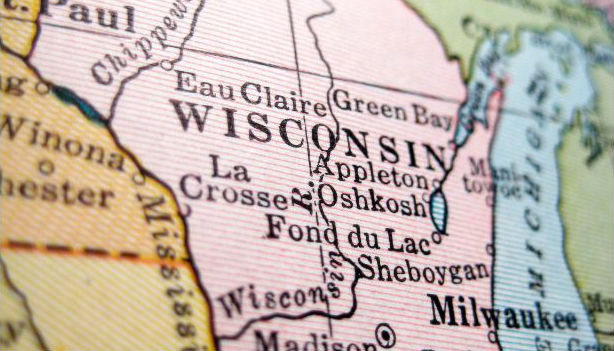 Wisconsin, map